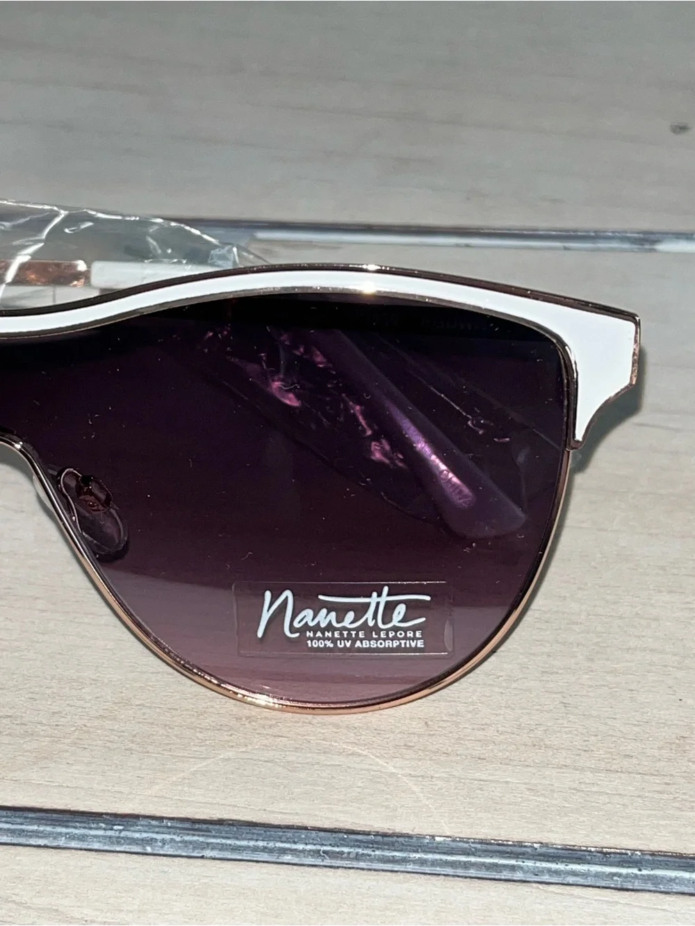 Nanette Lepore Pink Gradient Shield Sunglasses